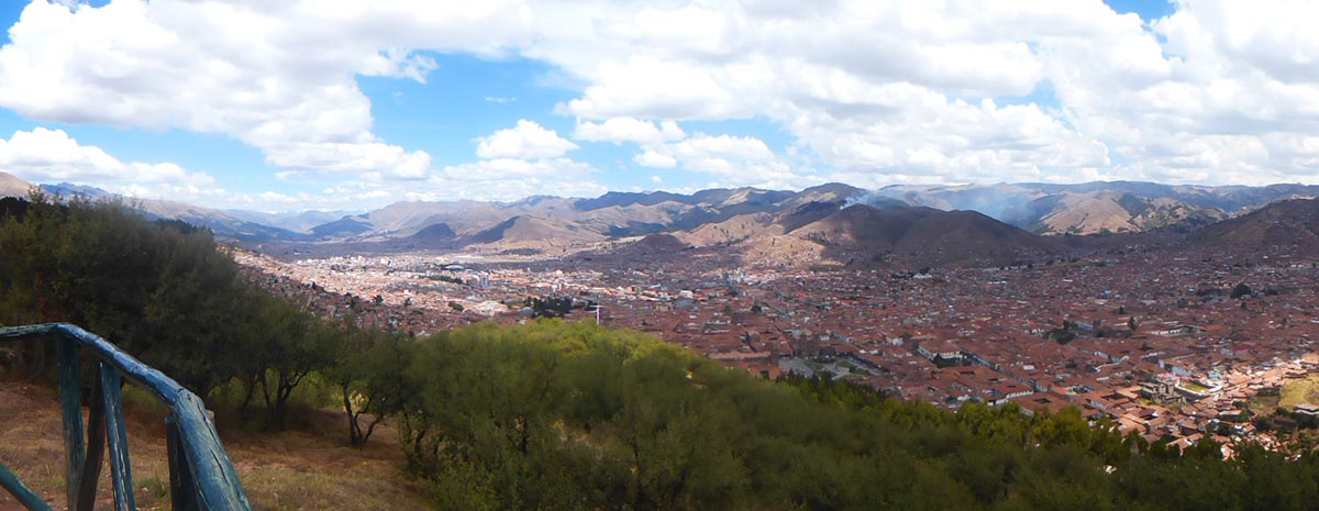 Vista panoramica de la ciudad del Cusco