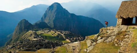 Vista panoramica de Machu Picchu